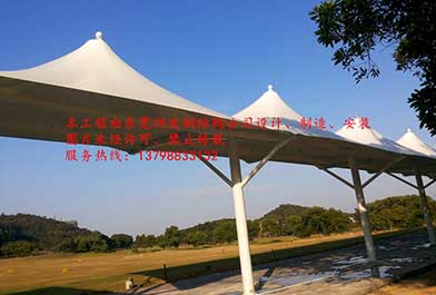 南沙高爾夫球場拉張膜