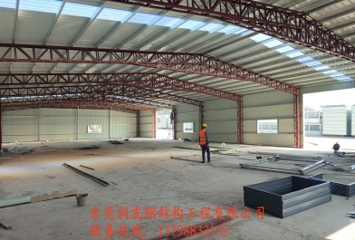 廣州角鐵桁架臨時倉庫工程項目